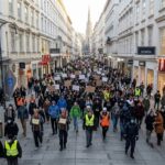 Corona-Demonstrationen in Wien
