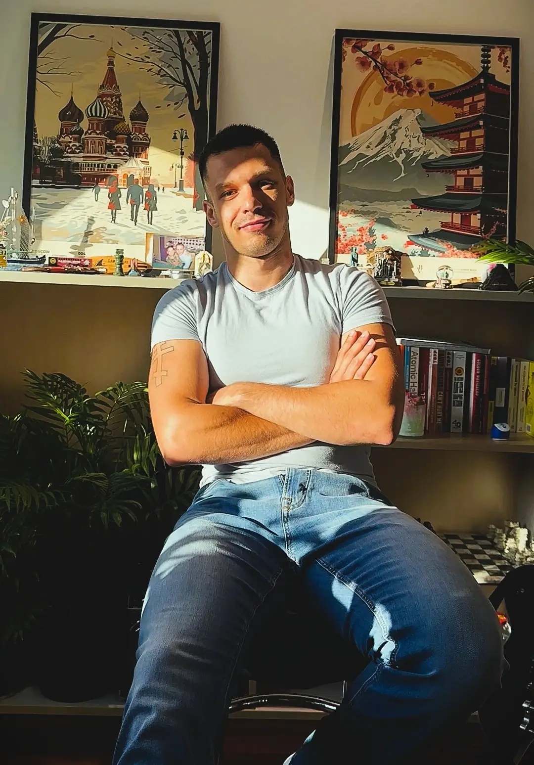 Boris Vijatov u studiju