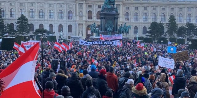 Demonstracije u Beču protiv lockdown-a