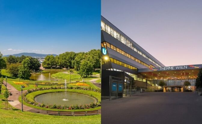 Kurpark Oberlaa i Therme Wien