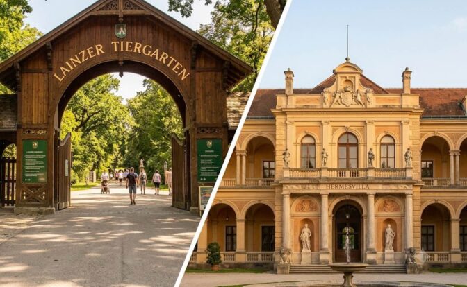 Leinzer Tiergarten i Hermesvilla u Beču