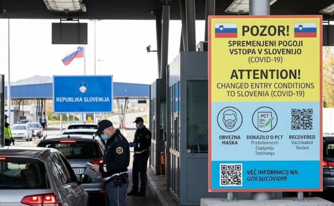Granični prelaz, ulaz u Sloveniju