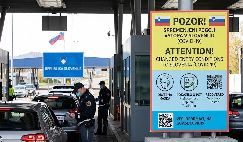 Granični prelaz, ulaz u Sloveniju