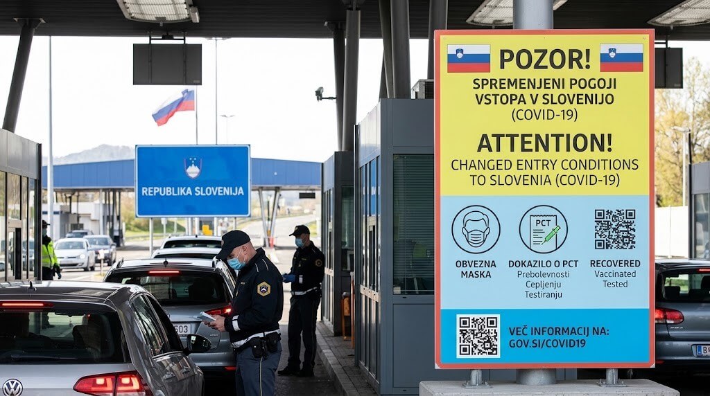 Granični prelaz, ulaz u Sloveniju